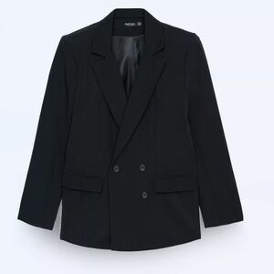 Nasty Gal Black Tailored Blazer Suit Jacket